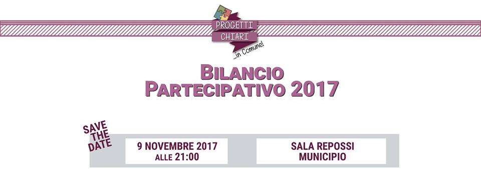 Bilancio partecipativo si presentano le idee