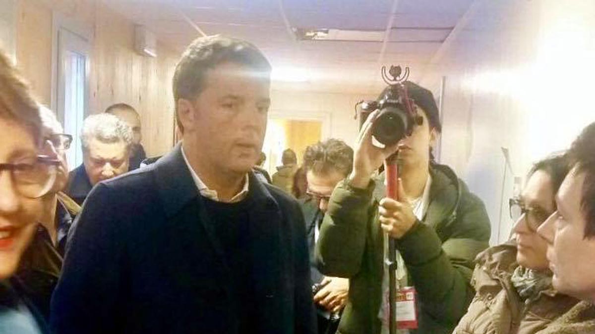 Renzi Brescia visita il centro Faroni FOTO