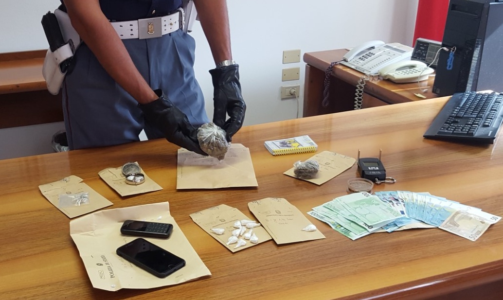 26enne albanese arrestato per spaccio