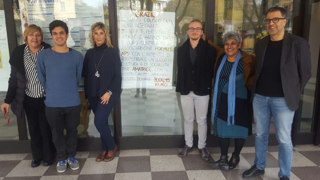 3mila euro raccolti al Bagatta per sostenere Amatrice