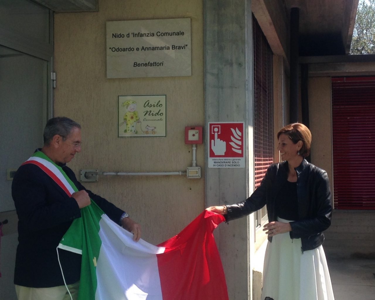 Asilo nido intitolato a Odoardo e Annamaria Bravi