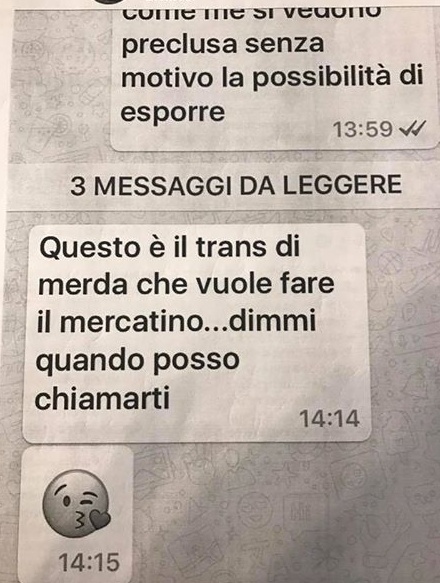Un consigliere: “Trans di m***a.”. Caos a Peschiera