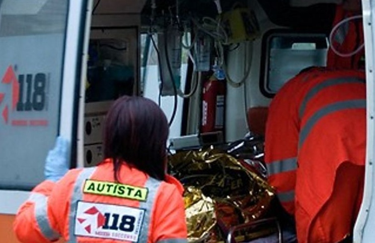 Caduta alla palestra di roccia di Marciaga