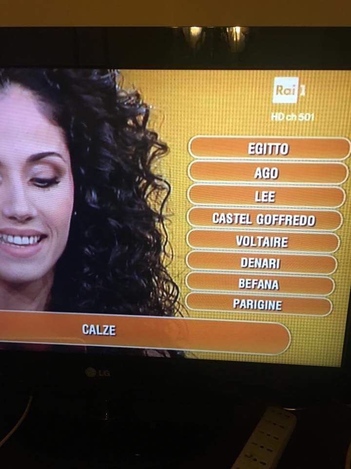 Castel Goffredo città della calza anche in tv