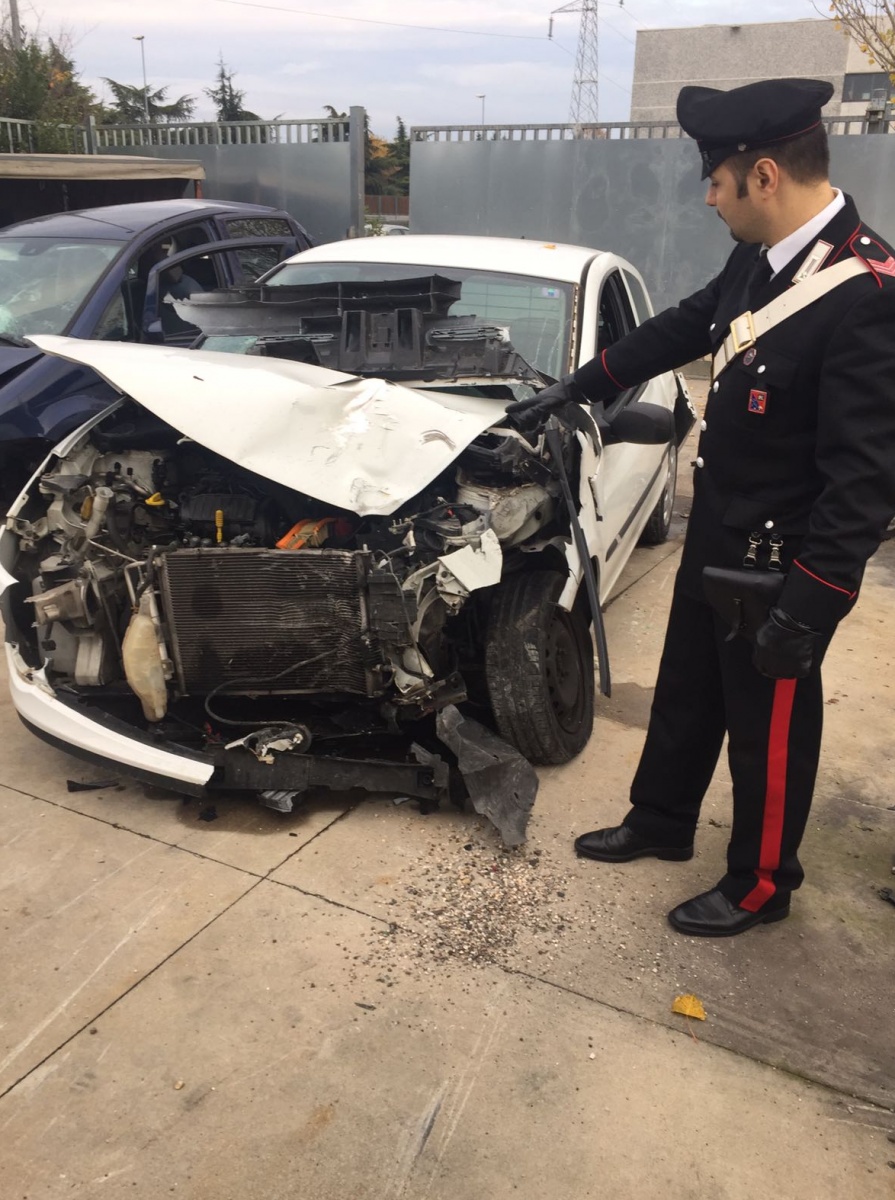 Castelnuovo del Garda: coinvolto in incidente stradale, fugge senza prestare soccorso