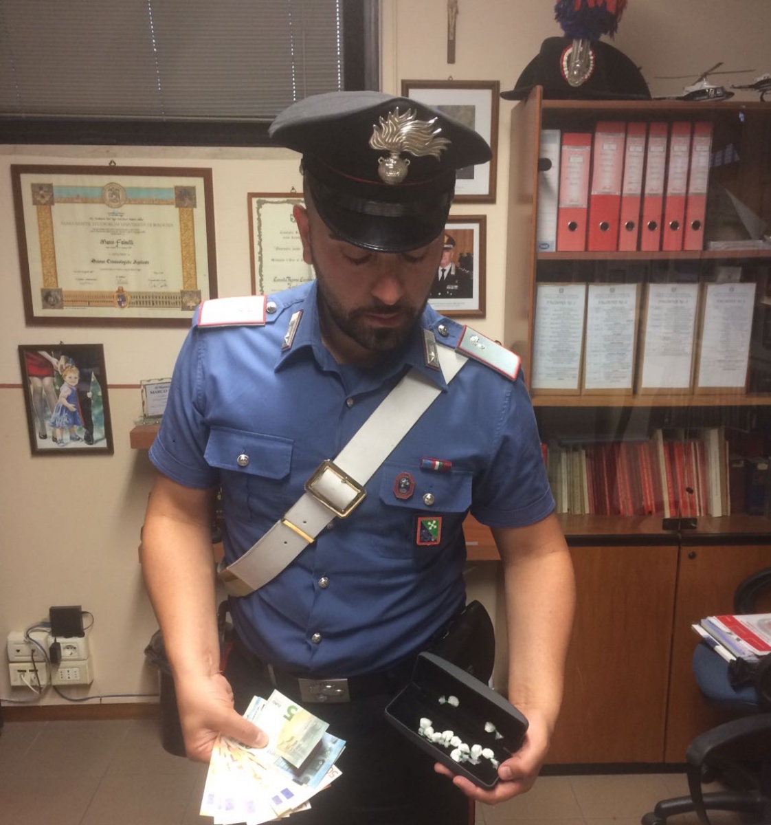 Cocaina e alcol: gli interventi dei carabinieri