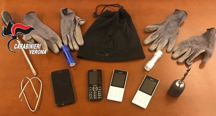 Costermano, arrestati tre albanesi per furti