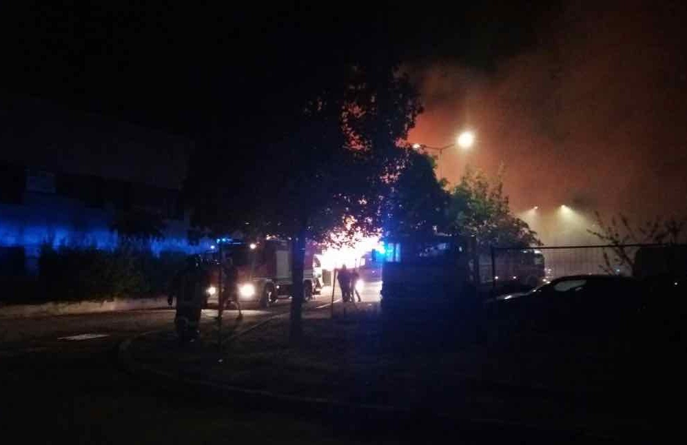 Costermano: incendio in un’azienda