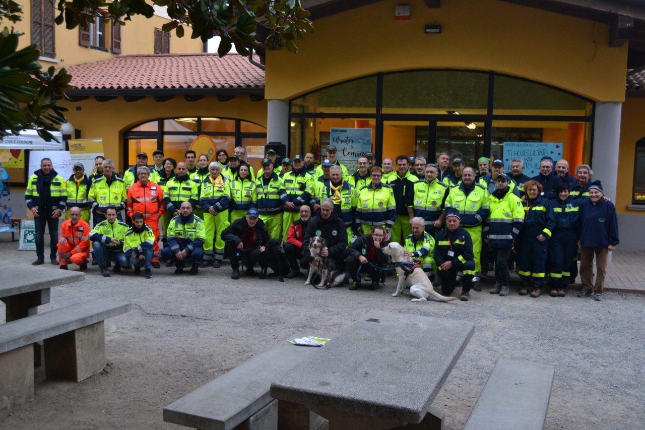 Protezioni civili Una giornata con i volontari FOTO