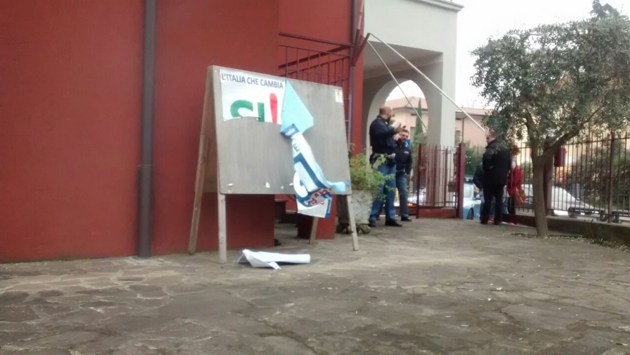 Desenzano: clamoroso atto vandalico alla sede PD
