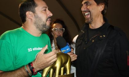 Festa della Lega Nord con tapiro d’oro per Salvini