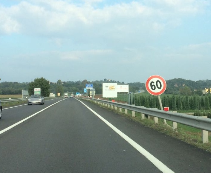 Tangenziale, spunta un nuovo limite di velocità