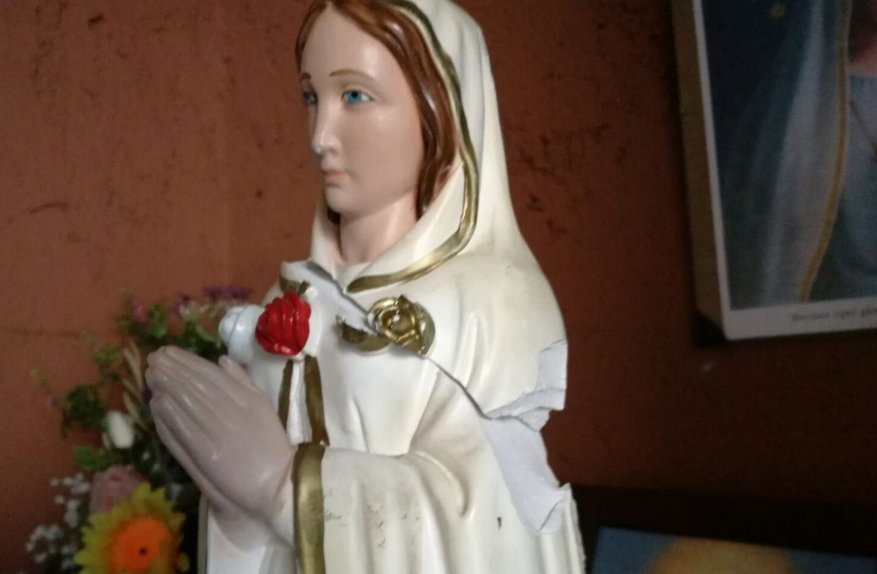 Hanno decapitato la Madonna