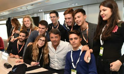 Sul treno di Renzi alcuni giovani bresciani