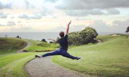 Il ballerino Francesco Smaniotto arriva sul Garda