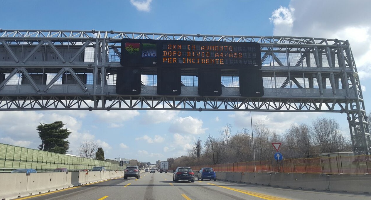 Incidente in A4, traffico in tilt code per oltre 7 chilometri