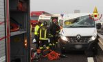 Incidente in A4, ferito estratto dalle lamiere