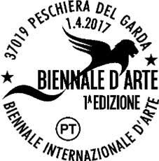 Iniziativa filatelica per la Biennale d'Arte di Peschiera