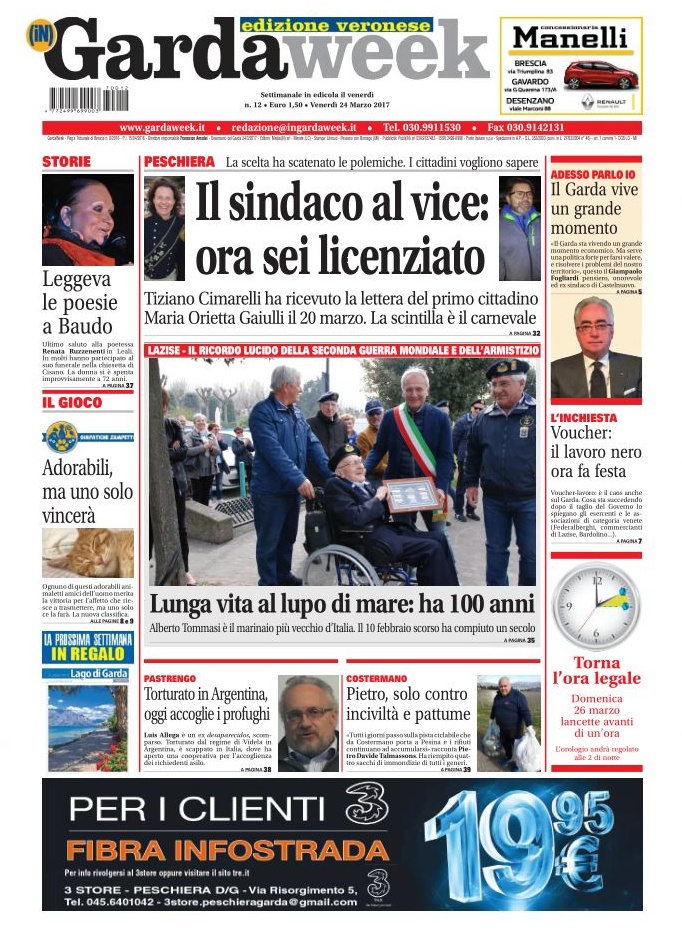 LA NOSTRA PRIMA PAGINA edizione veronese