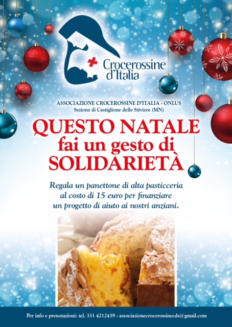 Associazione Crocerossine d’Italia Come far del bene con i panettoni