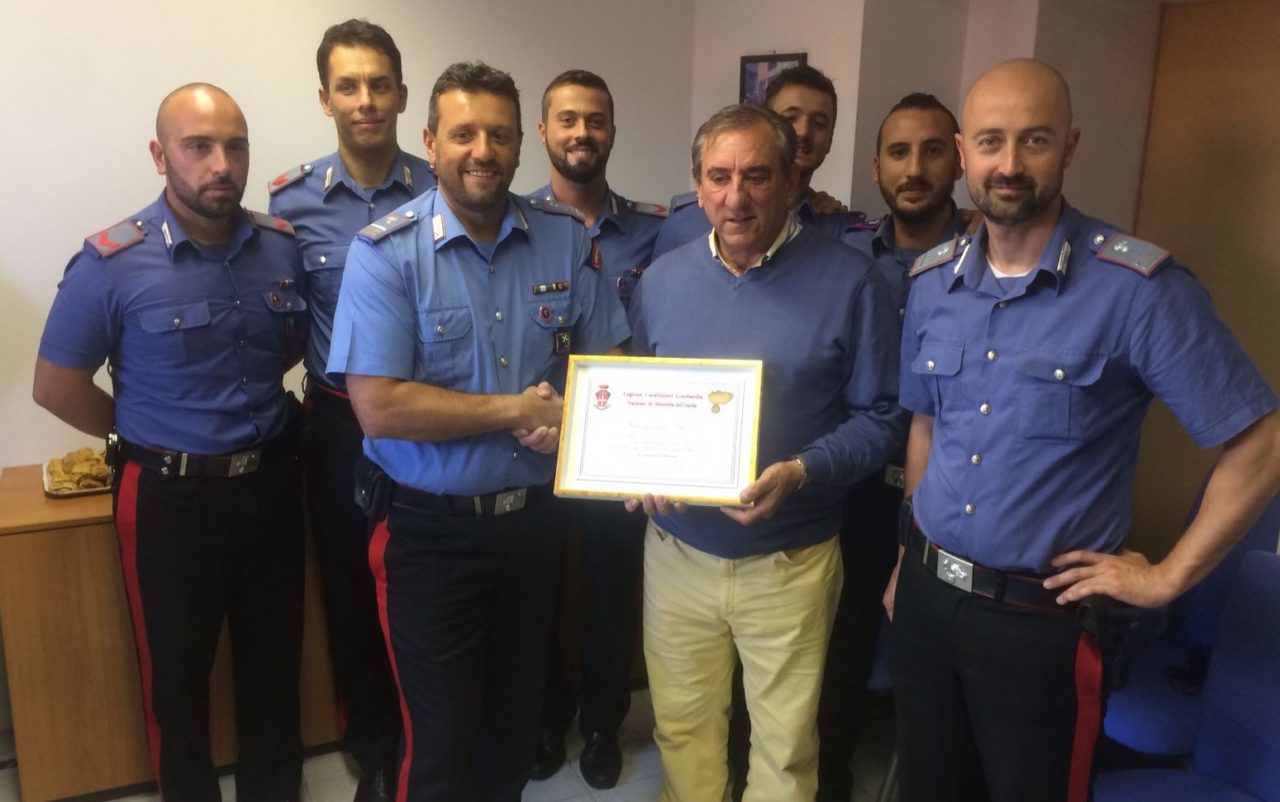 La Valtenesi saluta il comandante Gianfranco Rossi