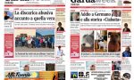 La prima pagina di GardaWeek, edizione bresciana e veronese