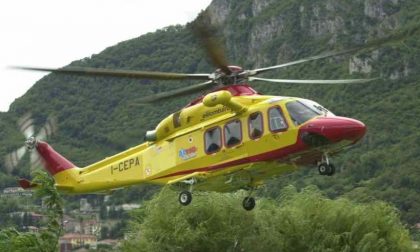 Lazise, motociclista elitrasportato a Borgo Trento