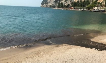 Liquame nero direttamente nel lago di Garda