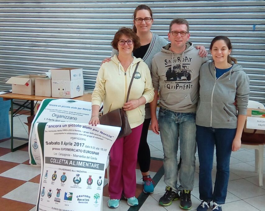 Manerba in prima fila per i terremotati