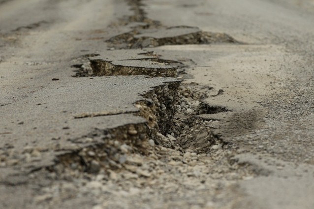Pessime condizioni per la strada del Perosso