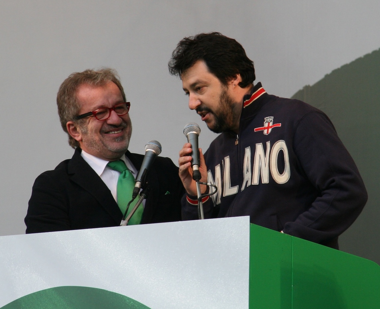Maroni e Salvini di nuovo a Desenzano