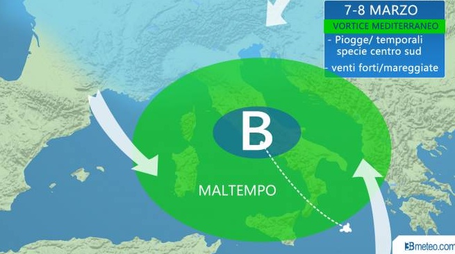 Meteo, si parla di “vortice invernale”
