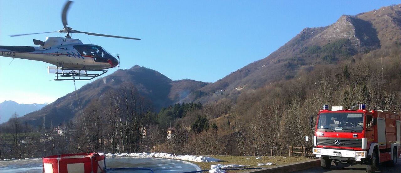 Monte Pizzoccolo vittima di incendio