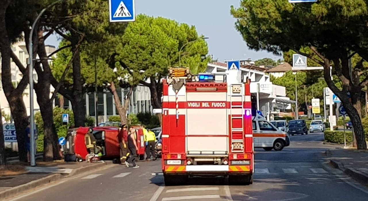Ribaltamento a Desenzano