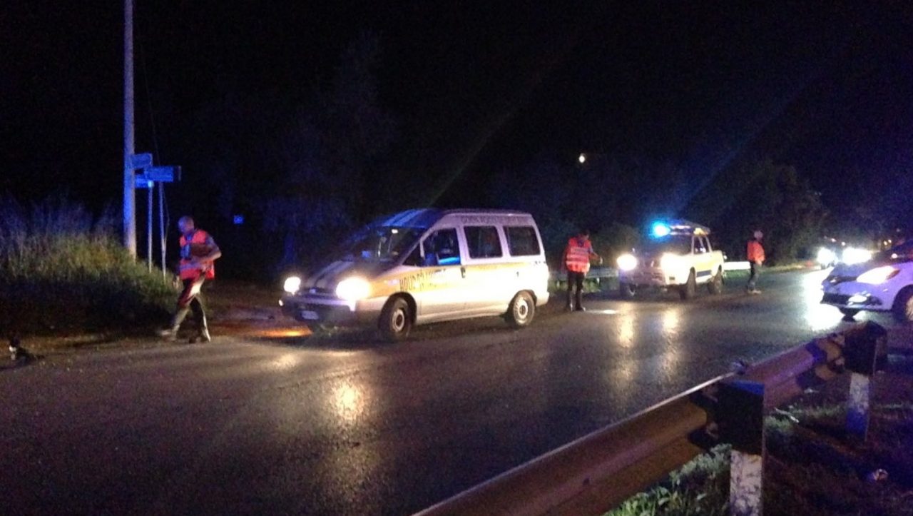 Salò, scontro moto furgone in via Desenzano