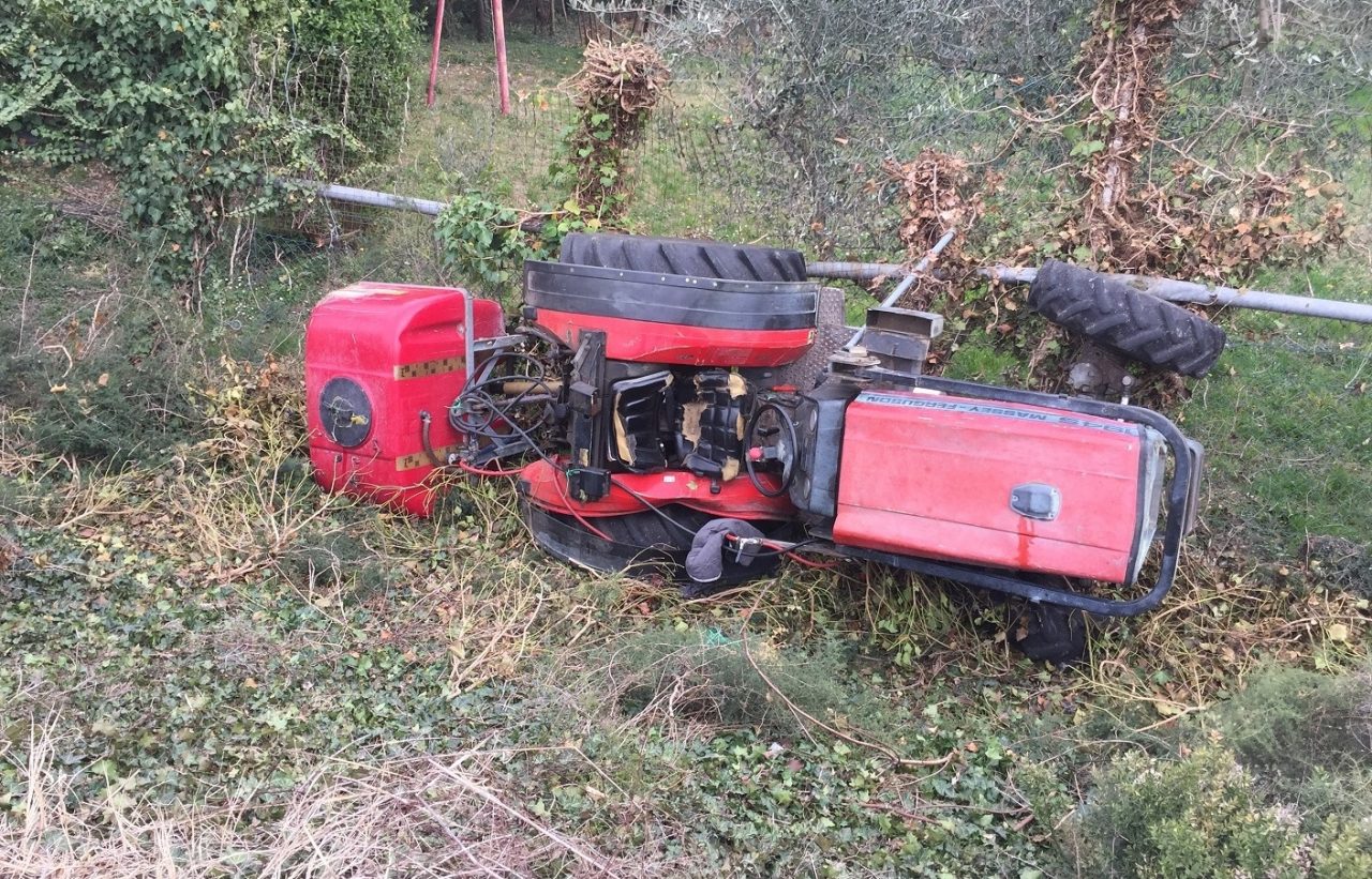 Schiacciato dal trattore