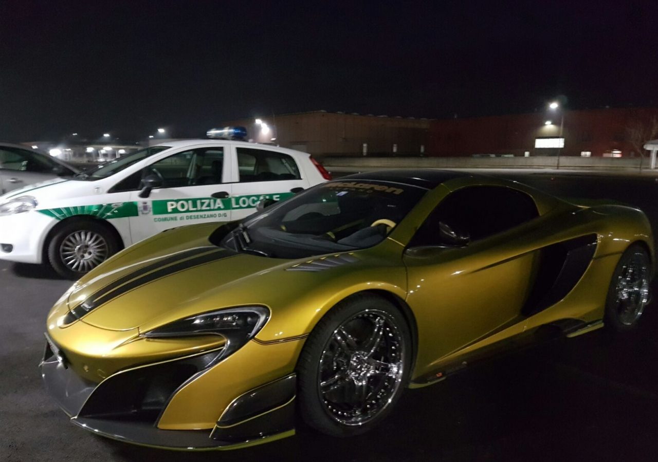 Sequestrata una McLaren 675LT a Desenzano: vale mezzo milione