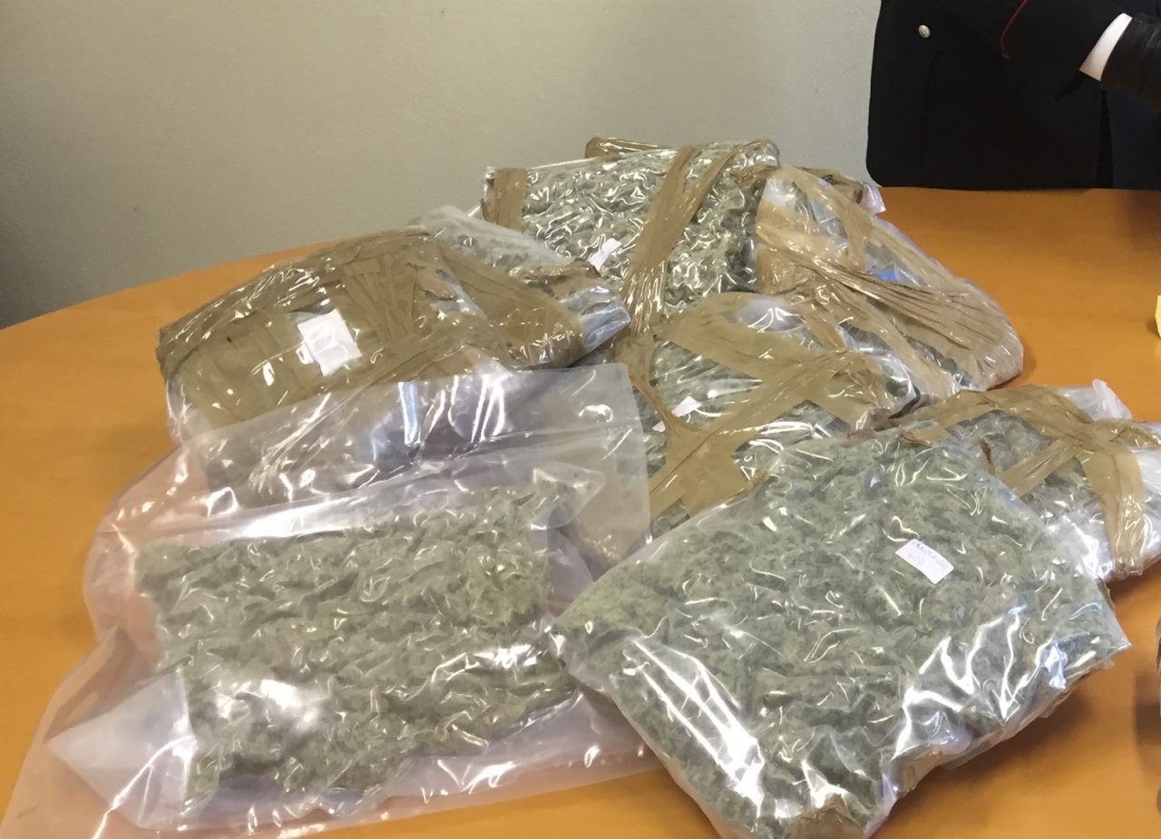 Sequestro di “erba” in autostrada