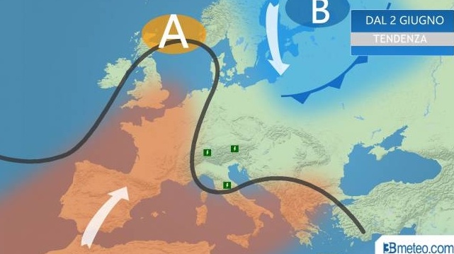 Sole e caldo, ma per il ponte del 2 giugno non mancheranno i temporali