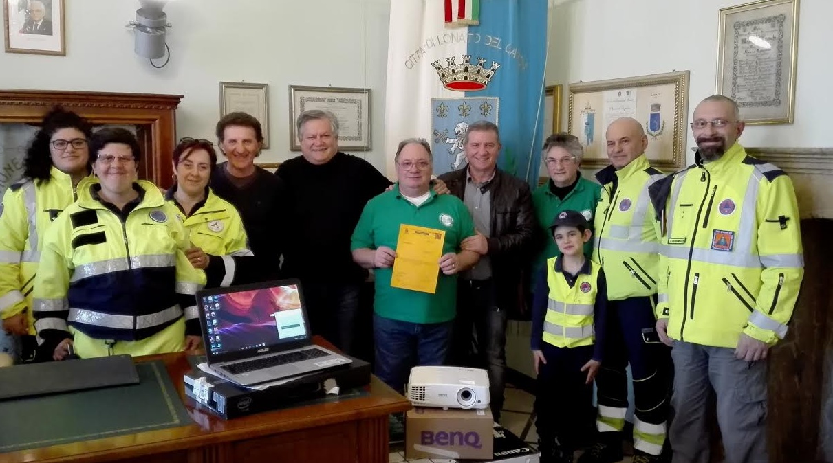 Solidarietà lonatese: dal territorio al Centro Italia