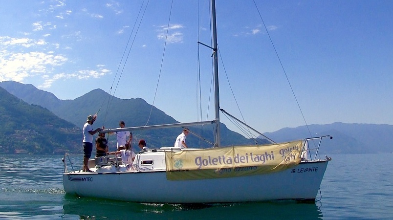 Sul Lago di Garda è salpata la Goletta di Legambiente
