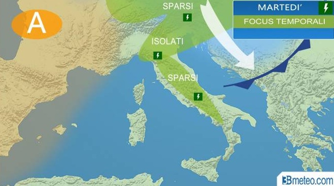 Tempo più instabile e più freddo