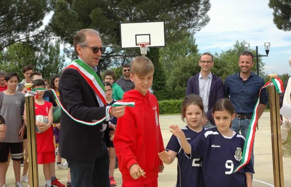 Un nuovo campo da basket