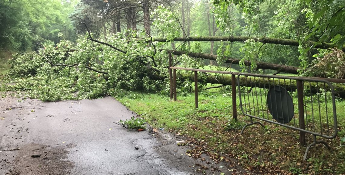 Violento temporale, danni a Manerba