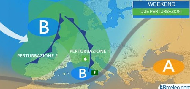 Weekend, pioggia in arrivo. Tutti i dettagli