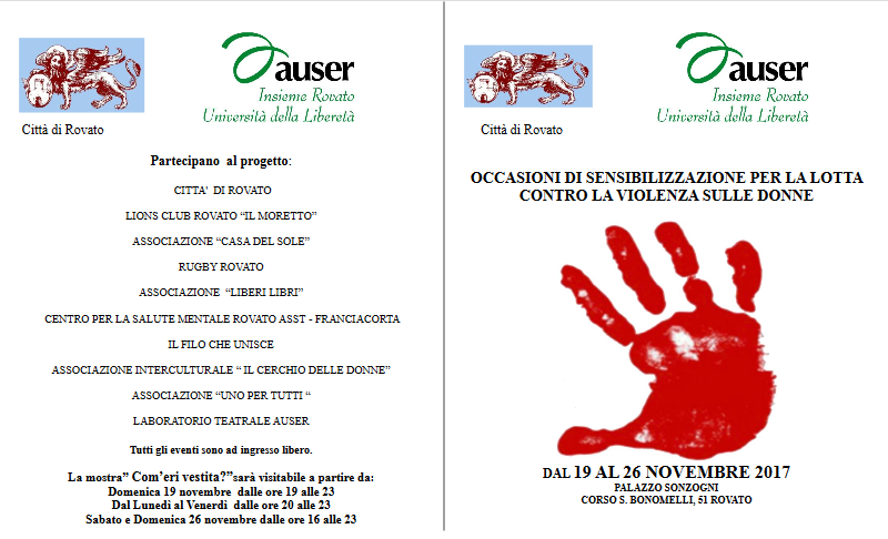 Violenza sulle donne tanti eventi per sensibilizzare