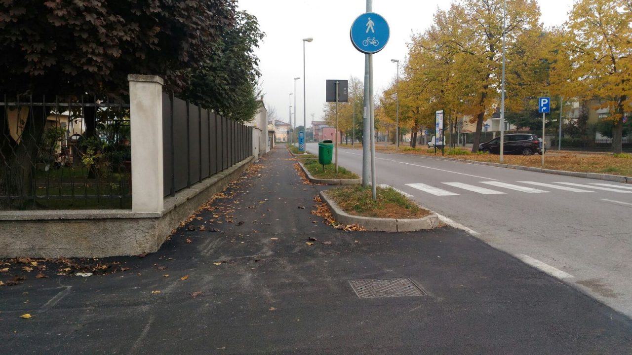 Nuovo look per la pista ciclabile