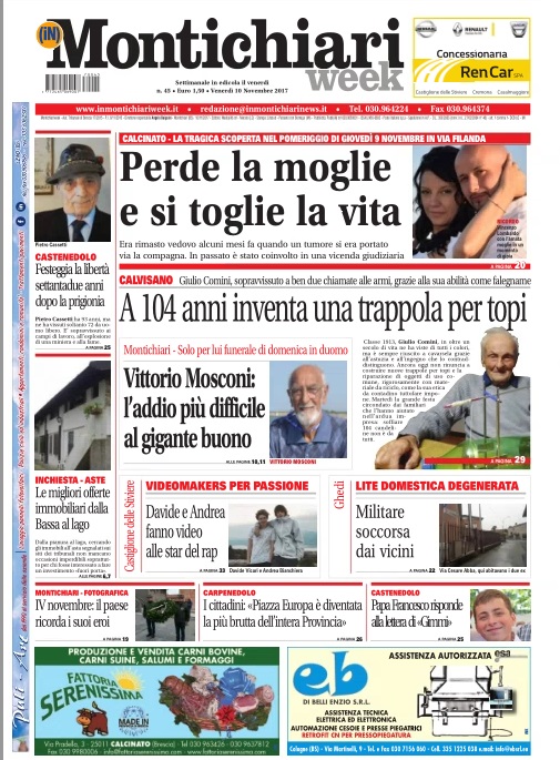Venerdì Montichiari Week è in edicola