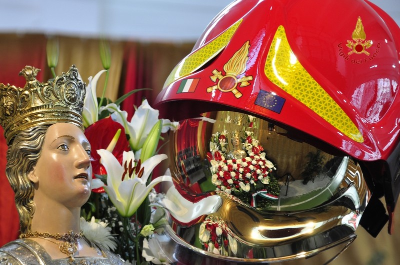 Santa Barbara patrona dei Vigili si celebra stamattina