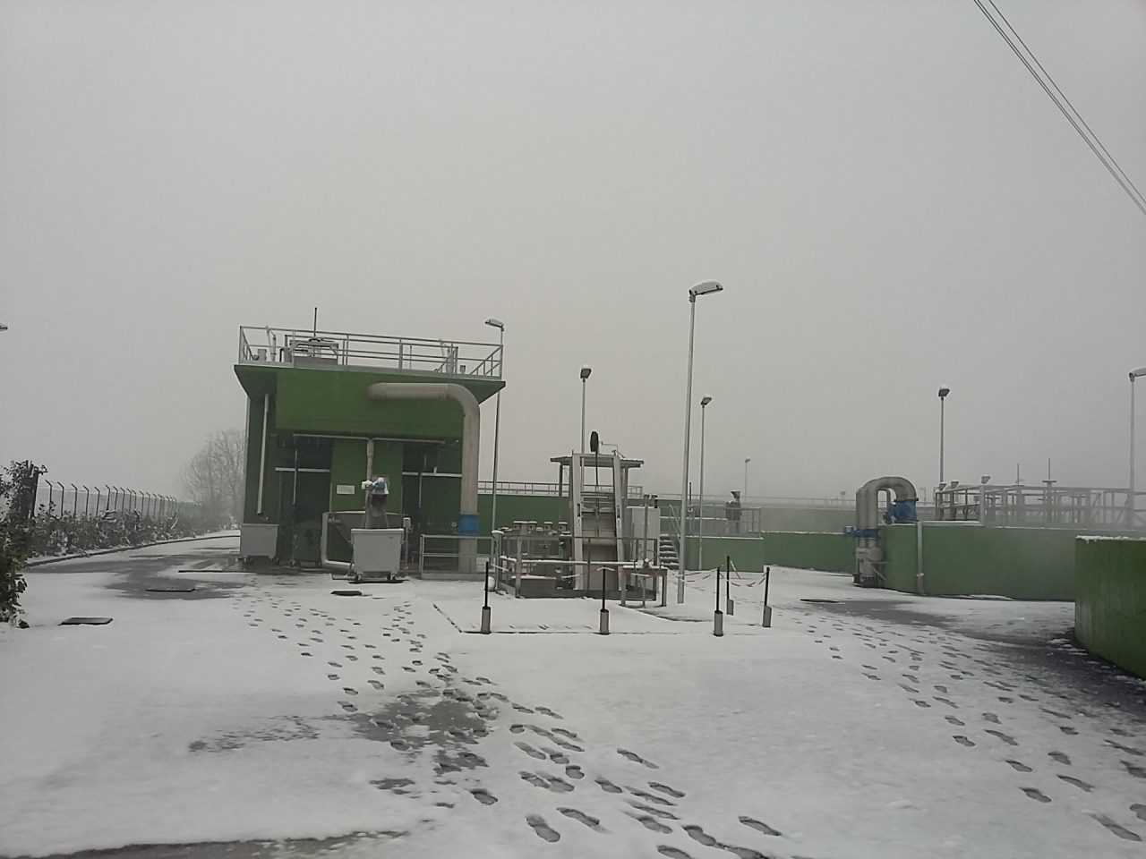 Nuovo depuratore Tutto pronto per il taglio del nastro